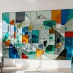 14 Glass Wall Art Ideas That Look Sleek & Modern