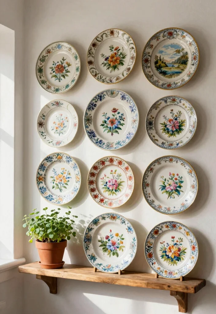 14 Italian Wall Art Ideas With Timeless Elegance - 3. Antique Italian Plates 1