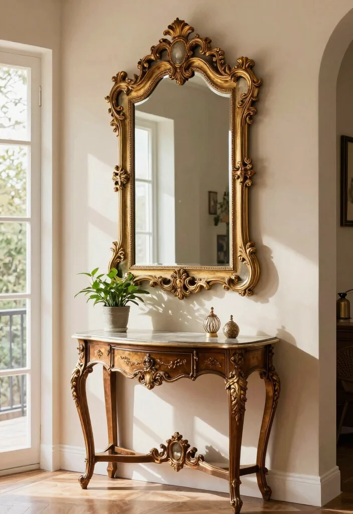 14 Italian Wall Art Ideas With Timeless Elegance - 7. Decorative Italian Mirrors 1