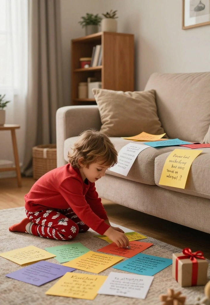 14 Last Elf on the Shelf Night Ideas That End With a Bang - 3. Elf on the Shelf Scavenger Hunt 1