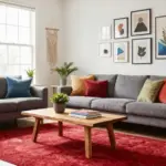 14 Living Room Red Rug Ideas That Pop Beautifully
