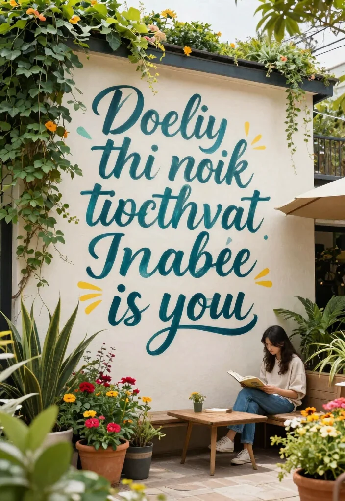 14 Mural Wall Art Outdoor Ideas That Make a Statement 52 14 Mural Wall Art Outdoor Ideas That Make a Statement - 12. Quote-Inspired Murals 1