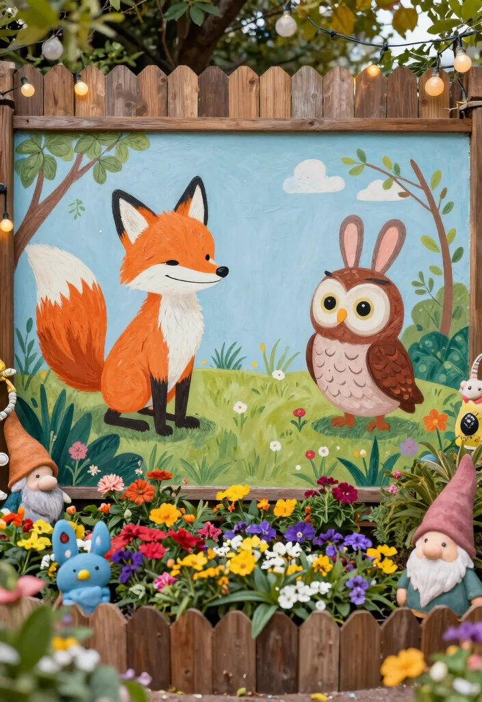 14 Mural Wall Art Outdoor Ideas That Make a Statement 13 14 Mural Wall Art Outdoor Ideas That Make a Statement - 3. Whimsical Characters 1