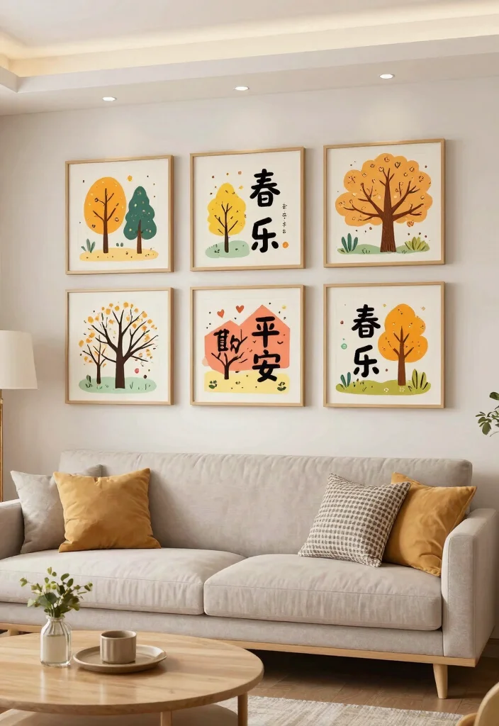 14 Muslim Wall Art Ideas With Beautiful Calligraphy 42 14 Muslim Wall Art Ideas With Beautiful Calligraphy - 12. Seasonal Calligraphy Art 1