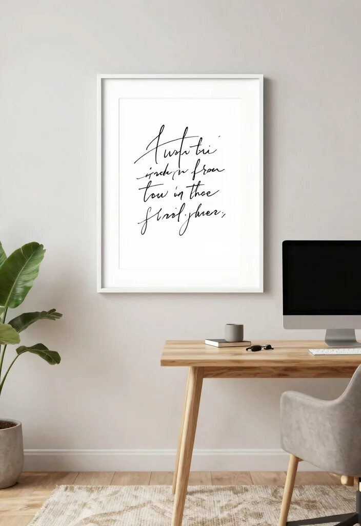 14 Muslim Wall Art Ideas With Beautiful Calligraphy 23 14 Muslim Wall Art Ideas With Beautiful Calligraphy - 3. Minimalist Line Art Calligraphy 1