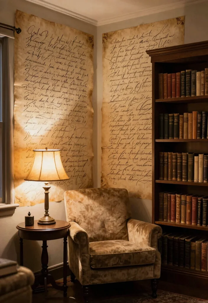 14 Muslim Wall Art Ideas With Beautiful Calligraphy 25 14 Muslim Wall Art Ideas With Beautiful Calligraphy - 5. Vintage-Inspired Calligraphy 1