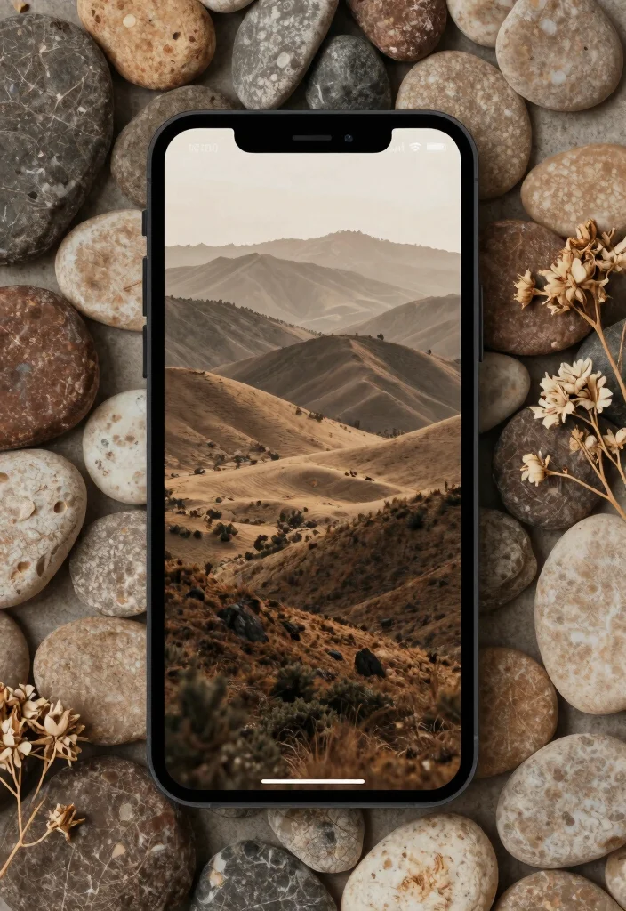 14 Rug Wallpaper iPhone Ideas That Look Aesthetic & Trendy - 9. Earthy Tones and Textures 1