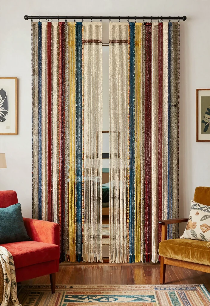 15 Beaded Curtains Doorway 2026 Trending Ideas With Retro Charm - 13. Upcycled and Recycled Beads 1