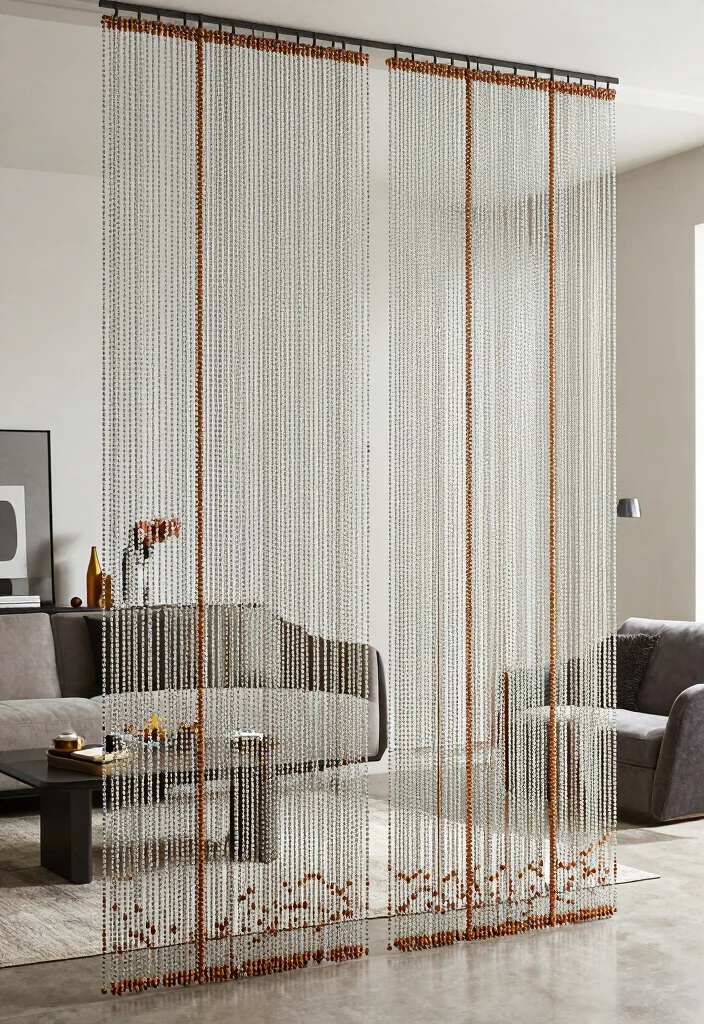 15 Beaded Curtains Doorway 2026 Trending Ideas With Retro Charm - 14. Layered Beads 1