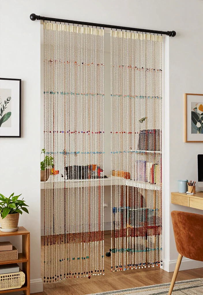 15 Beaded Curtains Doorway 2026 Trending Ideas With Retro Charm - 15. Customizable Beads 1