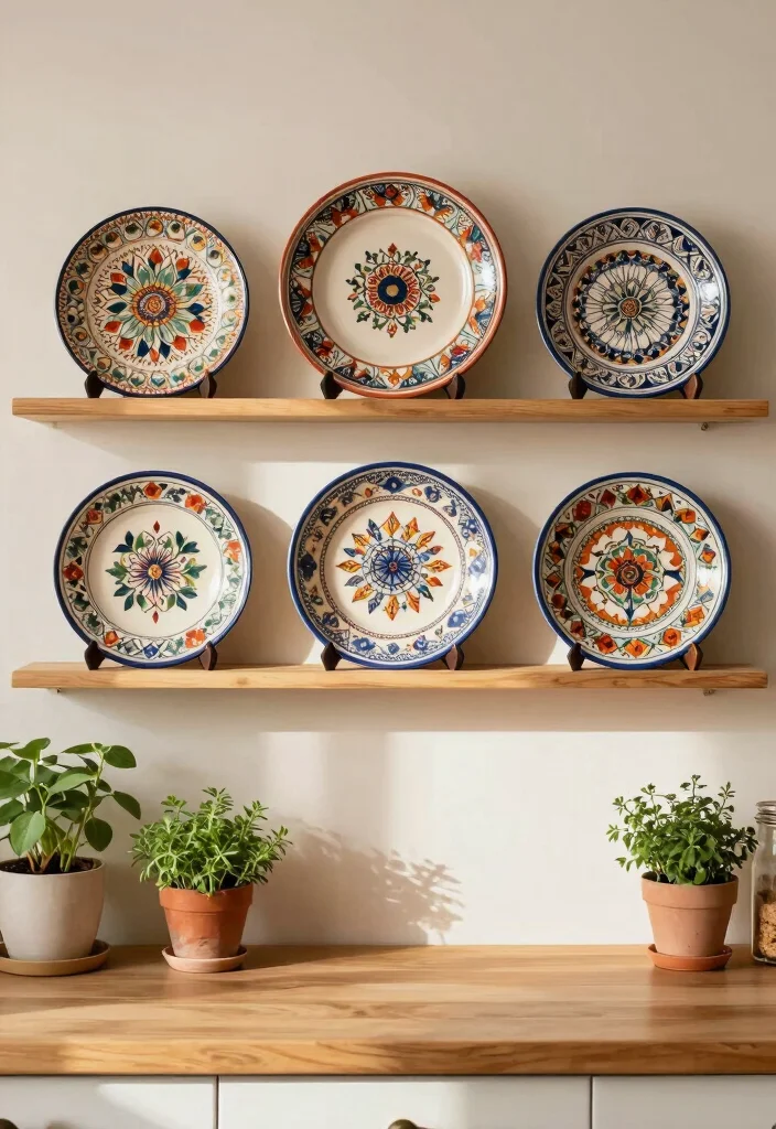 15 Chinese Wall Art Ideas With Elegant Details - 9. Hand-Painted Ceramics 1