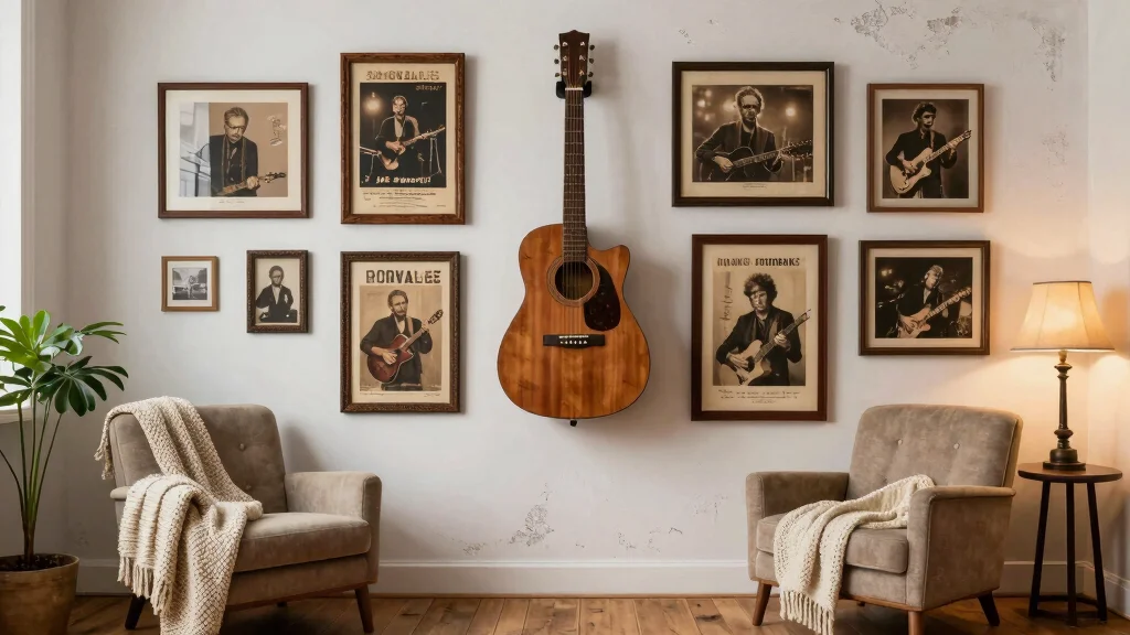 15 Guitar Wall Art Ideas for Music Lovers