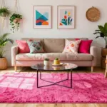 15 Hot Pink Rug Ideas That Make a Bold Statement
