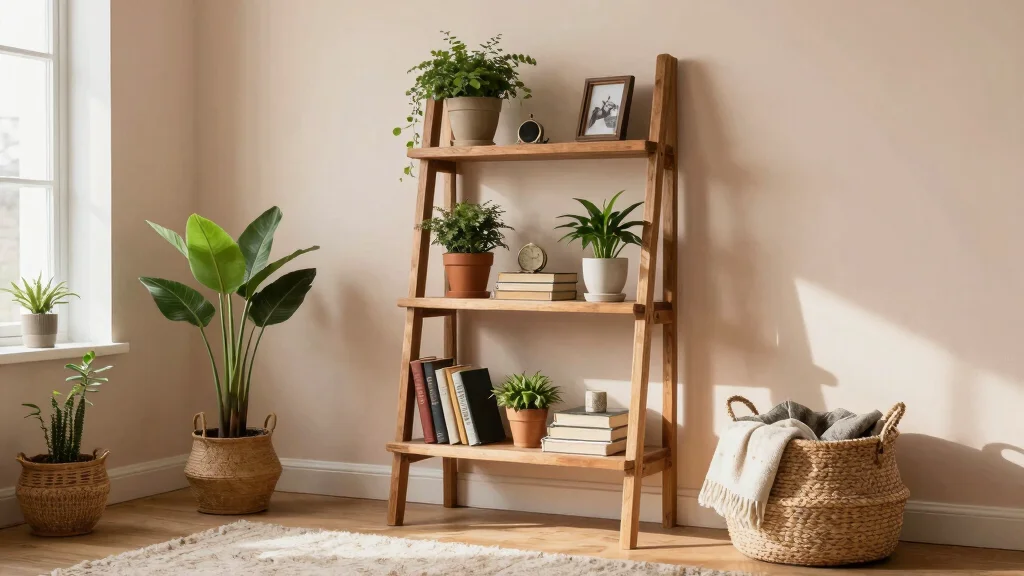 15 Ladder Shelf Decor Living Room Ideas That Feel Effortlessly Styled