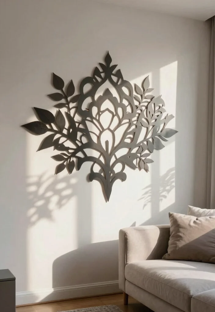 15 Texture Wall Art Ideas That Add Depth & Drama - 10. Shadow Art for a Unique Perspective 1