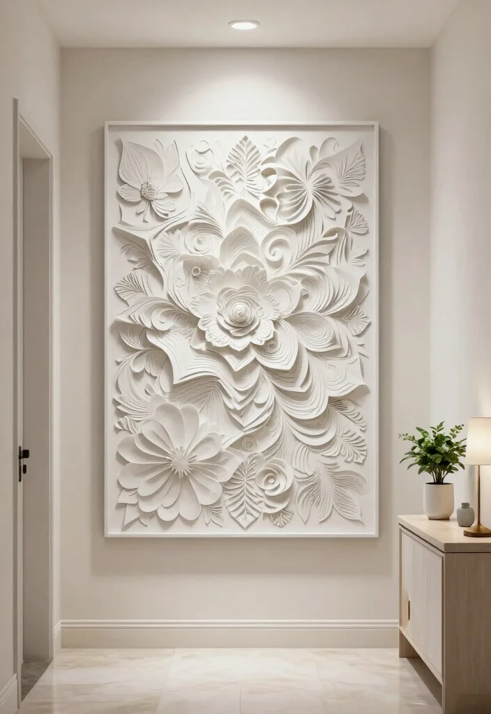 15 Texture Wall Art Ideas That Add Depth & Drama - 14. Paper Art for Delicate Intricacies 1