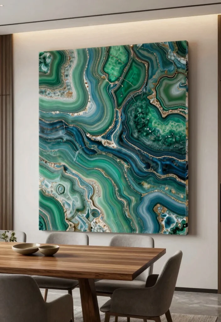 15 Texture Wall Art Ideas That Add Depth & Drama - 8. Stone Slabs for Natural Beauty 1