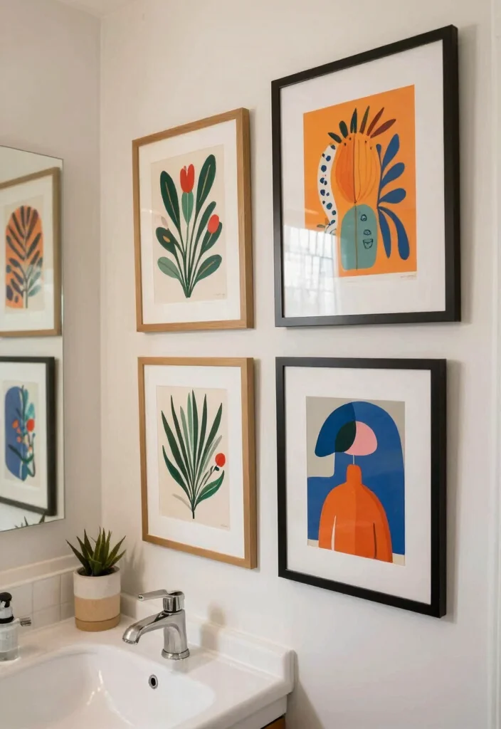 16 Bathroom Frames Decor Wall Art Ideas That Elevate Small Spaces 51 16 Bathroom Frames Decor Wall Art Ideas That Elevate Small Spaces - 11. Art from Local Artists 1