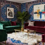 16 Blue Persian Rug Wallpaper Ideas With Luxe Vibes