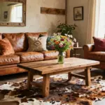 16 Cow Rug Living Room Ideas That Add Rustic Charm