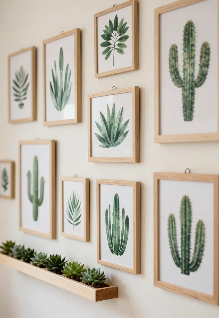 16 Earthy Wall Art Ideas for a Warm Natural Look - 2. Botanical Wall Prints 1