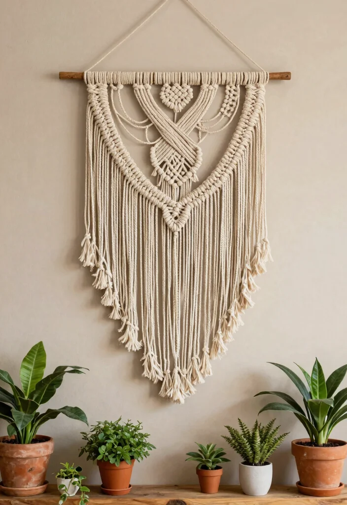 16 Earthy Wall Art Ideas for a Warm Natural Look - 4. Textured Wall Hangings 1