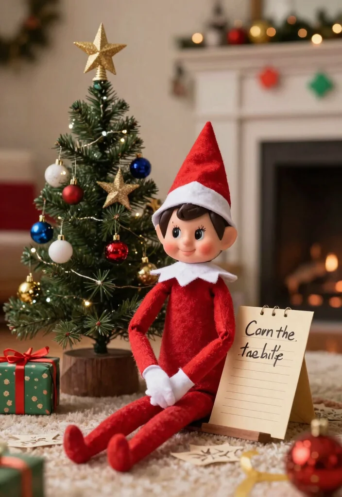 16 Elf on the Shelf Ideas That Kids Will Obsess Over - 8. Elf on a Scavenger Hunt 1