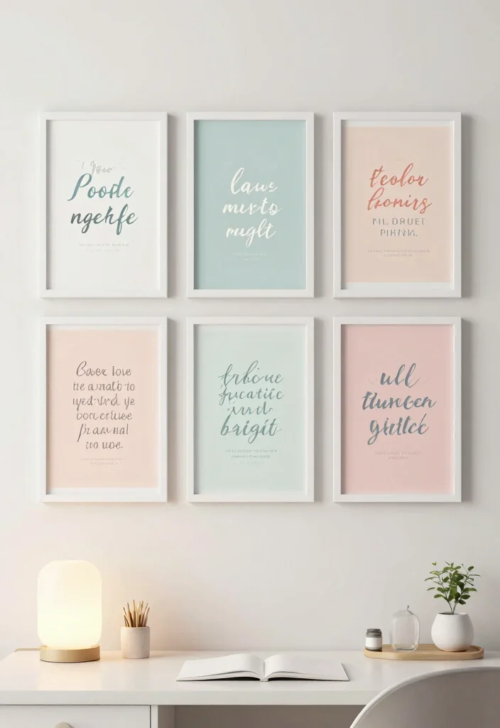 16 Feminine Wall Art Ideas With Soft Chic Vibes - 3. Inspirational Quote Prints 1