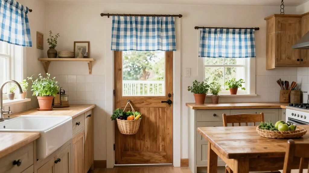 16 Kitchen Door Curtains Ideas That Add Cozy Charm