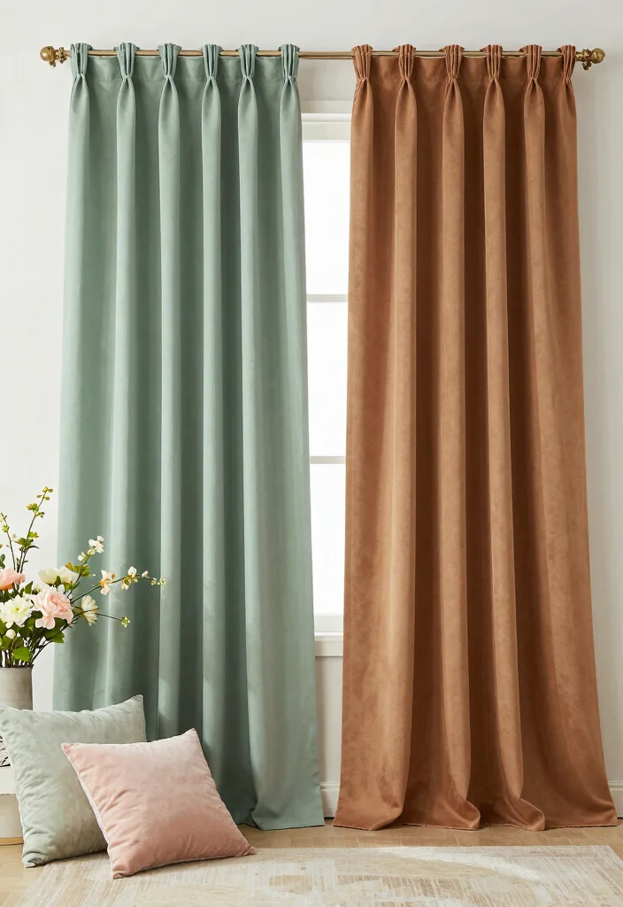 16 Sage Green Curtains Ideas for a Soft Earthy Look 55 16 Sage Green Curtains Ideas for a Soft Earthy Look - 15. Seasonal Decor Changes 1