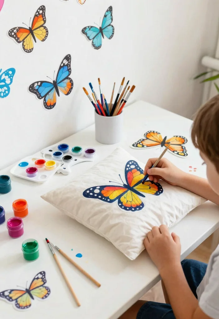 17 Butterfly Wall Art Ideas That Feel Whimsical & Light - 11. Butterfly Stencils for DIY Projects 1