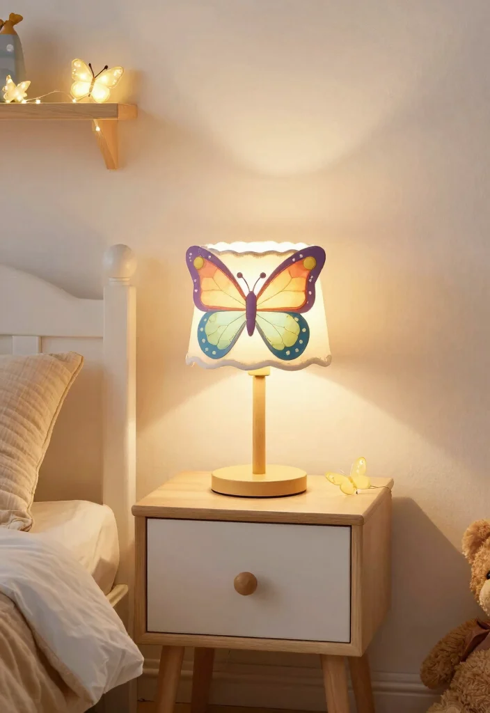 17 Butterfly Wall Art Ideas That Feel Whimsical & Light - 14. Butterfly-inspired Lamps or Lighting 1