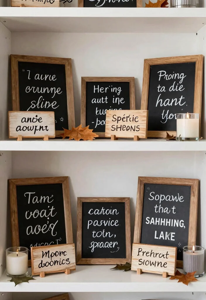 17 Fall Shelf Decor Ideas for a Cozy Autumn Refresh - 10. Seasonal Quotes 1