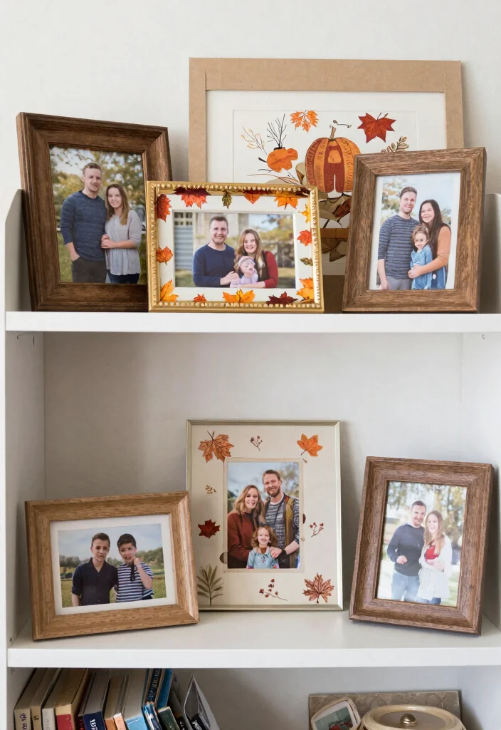 17 Fall Shelf Decor Ideas for a Cozy Autumn Refresh - 9. Personal Touches 1