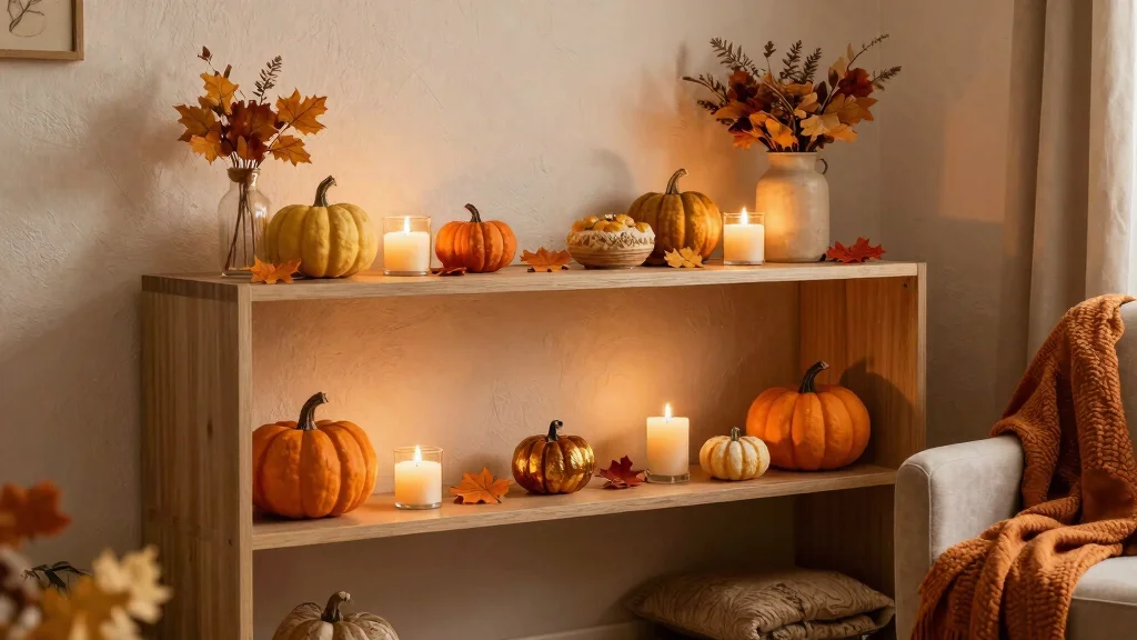 17 Fall Shelf Decor Ideas for a Cozy Autumn Refresh