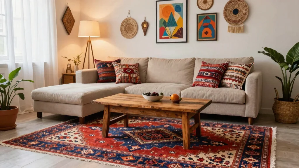 17 Moroccan Rug Living Room Ideas With Bold Boho Vibes