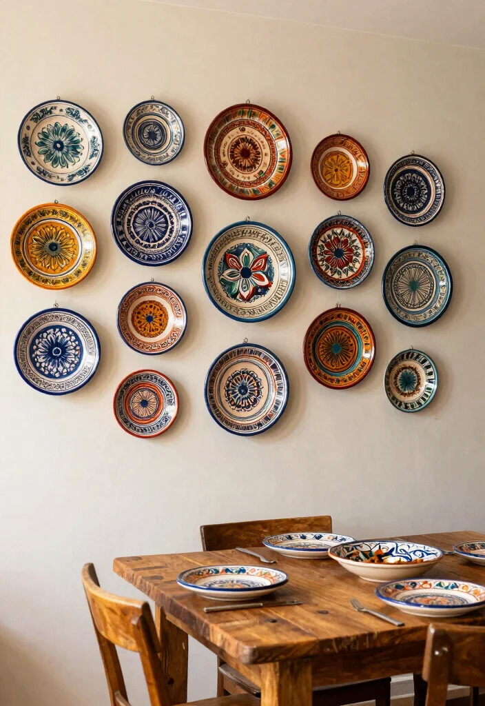 17 Rajasthani Wall Art Ideas Full of Color & Culture 51 17 Rajasthani Wall Art Ideas Full of Color & Culture - 11. Ethnic Ceramic Plates 1