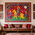 17 Rajasthani Wall Art Ideas Full of Color & Culture