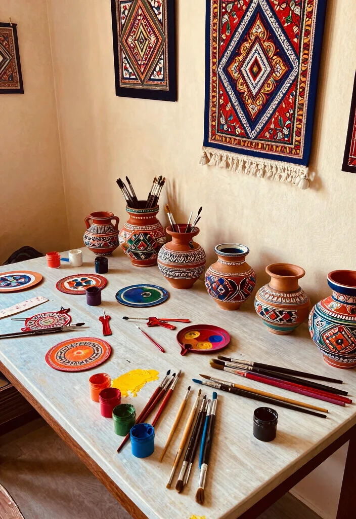 17 Rajasthani Wall Art Ideas Full of Color & Culture 67 17 Rajasthani Wall Art Ideas Full of Color & Culture - 17. Rajasthani Art In DIY Projects 1