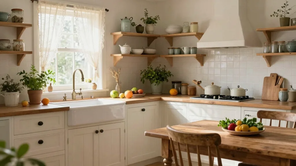 17 Shabby Chic Kitchen Curtains Ideas With Vintage Flair