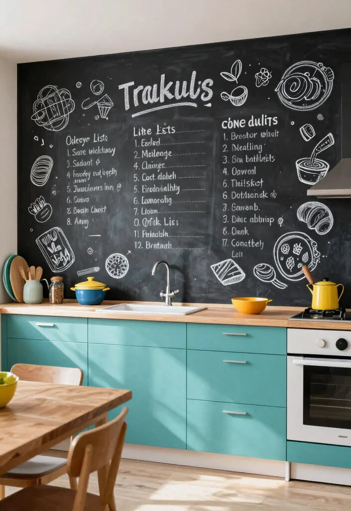 17 Wall Art Designs Paint Ideas That Transform Blank Walls - 15. Chalkboard Paint Art 1