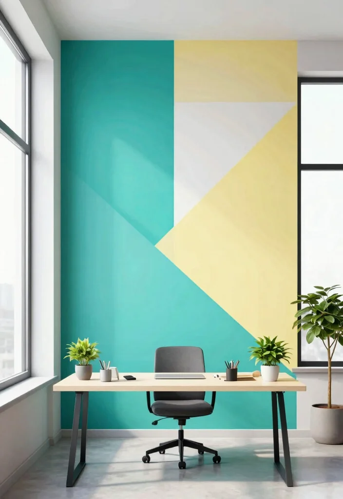 17 Wall Art Designs Paint Ideas That Transform Blank Walls - 6. Color Block Walls 1