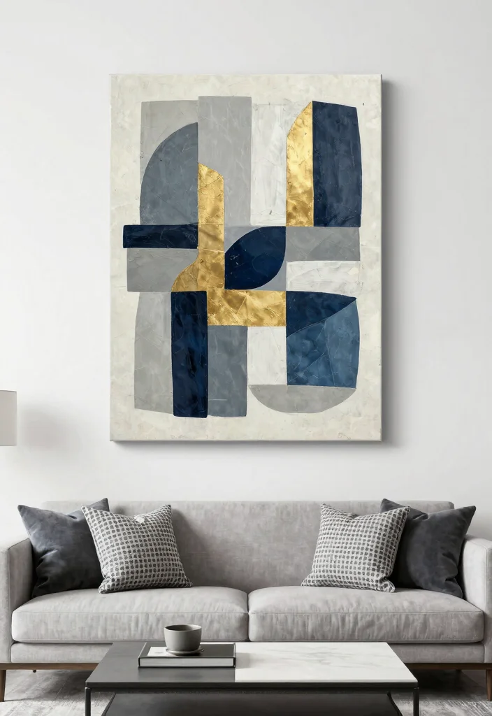 17 Wall Art Designs Paint Ideas That Transform Blank Walls - 8. Geometric Shapes 1