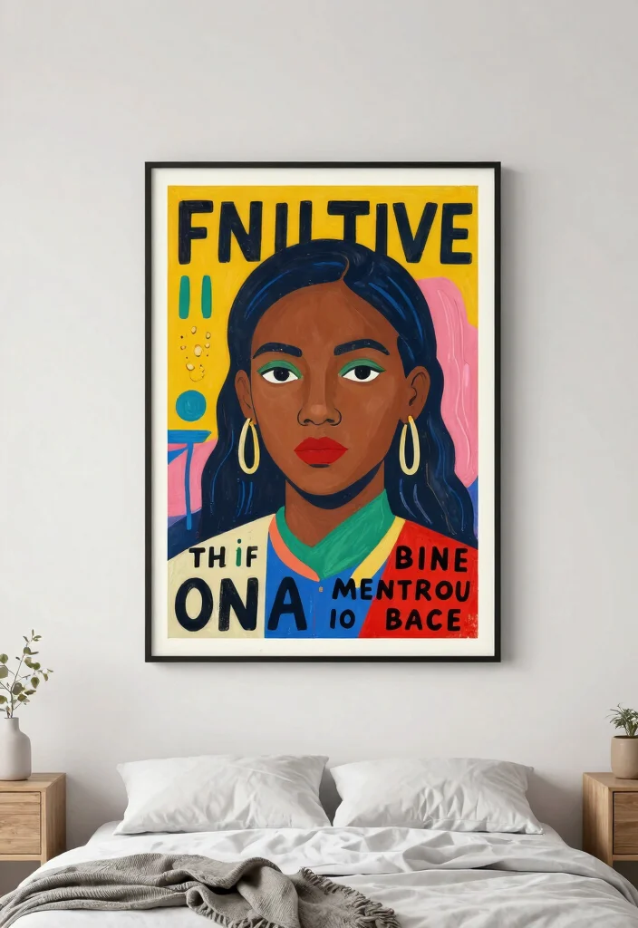 18 Bedroom Wall Art Painting Ideas That Feel Personal - 17. Art with a Cause 1