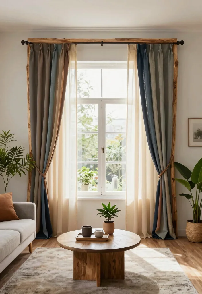 18 Curtains Living Room 2026 Trending Ideas That Transform Your Space - 11. Curtain Frames 1