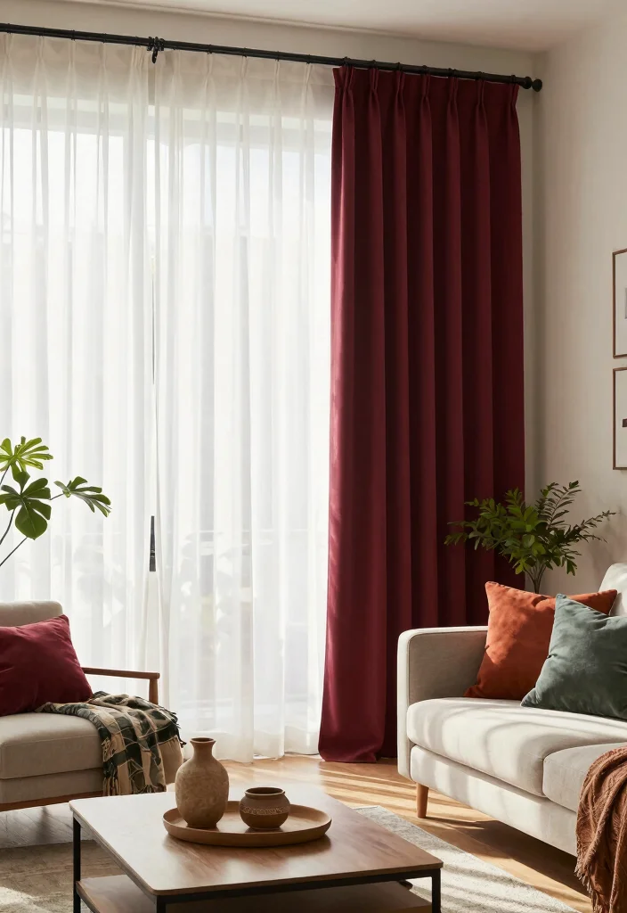 18 Curtains Living Room 2026 Trending Ideas That Transform Your Space - 12. Layered Looks 1