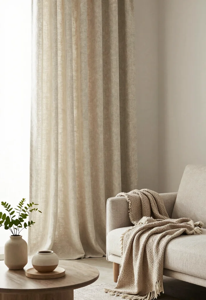 18 Curtains Living Room 2026 Trending Ideas That Transform Your Space - 5. Natural Dyed Fabrics 1