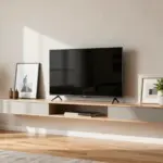 18 Floating Shelf TV Wall Ideas That Look Sleek & Modern