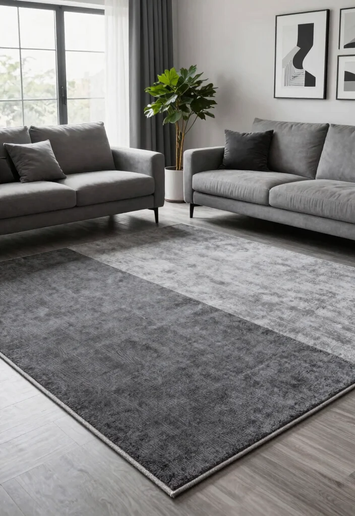 18 Rug on Top of Carpet Living Room Ideas That Actually Work 30 18 Rug on Top of Carpet Living Room Ideas That Actually Work - 10. Go Monochromatic 1