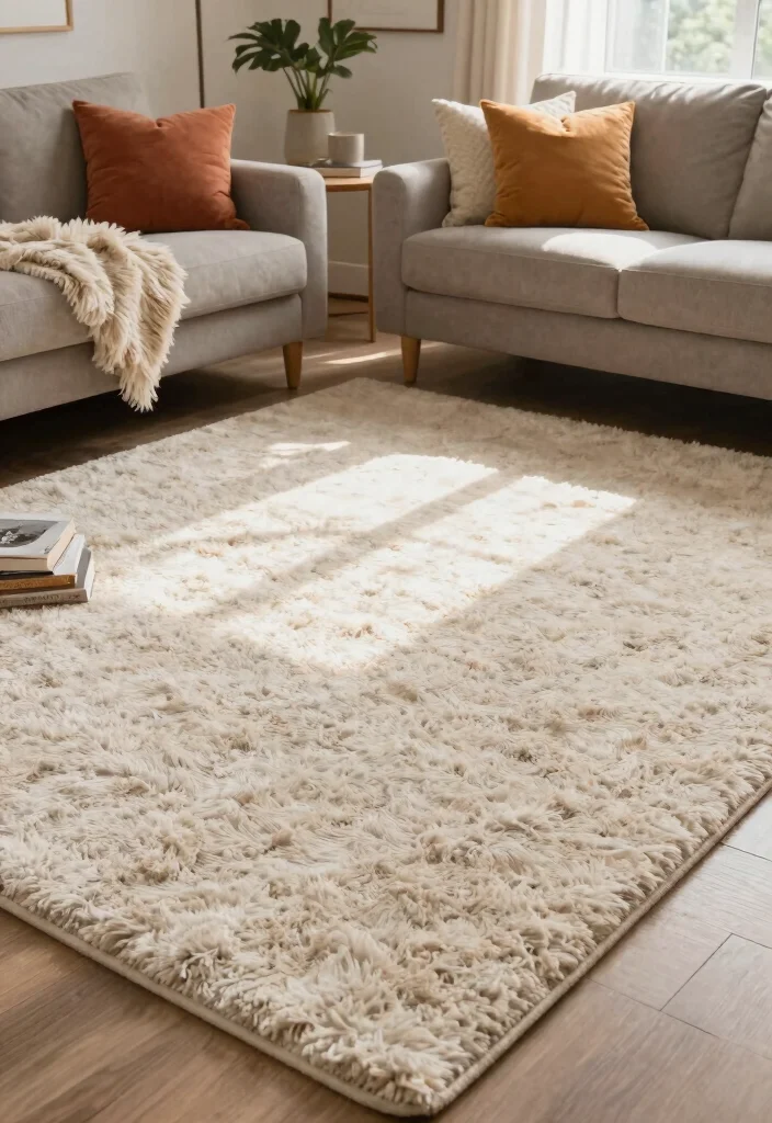 18 Rug on Top of Carpet Living Room Ideas That Actually Work 31 18 Rug on Top of Carpet Living Room Ideas That Actually Work - 11. Layering for Comfort 1